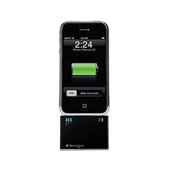 Kensington Mini Battery Extender and Charger for iPod; iPhone 1G, 3G (Black)