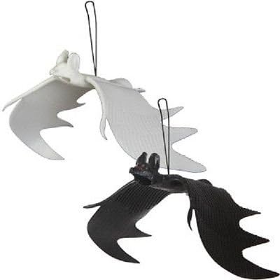 US Seller 11" Spooky Hanging Bat Halloween Glow in the Dark or Black