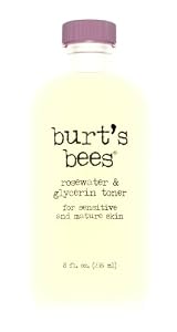 Burts Bees Rosewater & Glycerin Toner, 8-Ounce Bottle