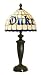 Traditions Artglass DUKE500 Duke Collegiate Tiffany Desk Lamp,