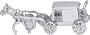 Rembrandt Charms Amish Wagon Charm
