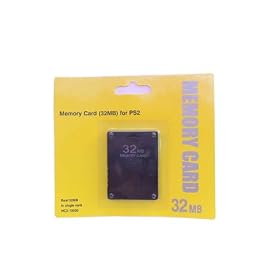 PS2 Memory Card 32MB for Playstation 2 (2 Card Package DEAL)