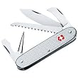 Pioneer Harvester- Ribbed Silver Alox Knife - Knives - Swiss Style