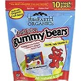Gummy Bears, Organic, Family Size – 10/.9 oz,(Yummy Earth)