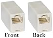 RJ45, 8P8C, (Straight) Telephone Inline Coupler