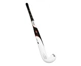 Kookaburra Black Ice M-Bow Hockey Stick - White/Black, 36.5M Inch