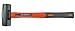 Pony 65-163 3 -Pound Sledge Hammer With 16-Inch Fiberglass Handle