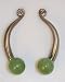 Right Face Myterra Gemstone 4'' Cabinet Pull Knob.Myterra's New Jade are translucent ...