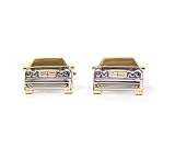 Cuffs（カフス） Cuffs カフスボタン カフリンクスゴールド・シルバーカー・車カフスGold & Silver Luxury Car Cufflinks カフス 約20mm シルバー