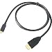 micro HDMI / HDMI Cable for HTC EVO 4G & Motorola DROID X (Type D to Type A), 3ft.