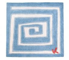 Kaloo Blue Teppich labyrinthe