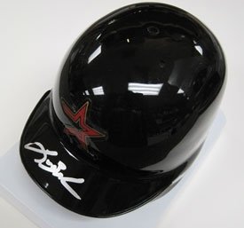 Lance Berkman Autographed Mini Helmet