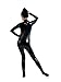 EXCELLANYARD Treasure-box Women's Shiny Metallic Catsuit Zentai Dancewear Spandex Bodysuit