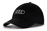 Zoom Produkt-Bild: Baseballcap Audi Ringe Schwarz