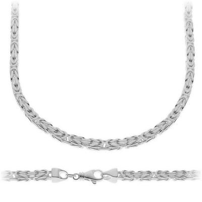 Schmuck-Pur Königskette echt Silber massive Halskette 2,5 mm 50 cm