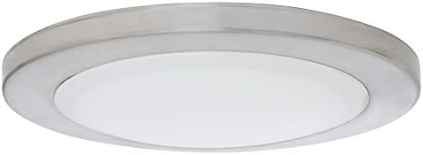 Amax Lighting - Led Slim Disk - Nickel - Total Bulb Wattage: 15