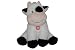 Kuh mit Sound / Stimme Plüsch 22 cm Plüschtier Plüschkuh Kalb weiß schwarz Kühe