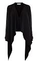 Draped Front Cardigan