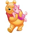 Mayflower Distributing Disney Big Pooh Hug Shaped Foil Balloon