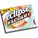 Wrigleys Eclipse Sugar Free Gum Fusion, FreshMint Tropical, 9 Pieces/Pack, 10 ea