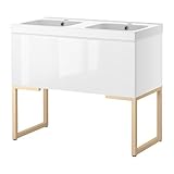 GODMORGON/ ODENSVIK 洗面台（引き出し×1） M86 / ホワイト バーチト[イケア]IKEA（S49861724）