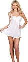 Sheer White Babydoll Bridal Lingerie Set