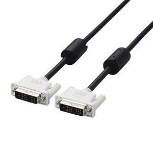 ELECOM DVIシングルリンクケーブル(デジタル) ノーマル 5m ブラック CAC-DVSL50BK