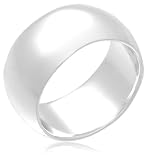 Sterling Silver 10mm Wedding Band