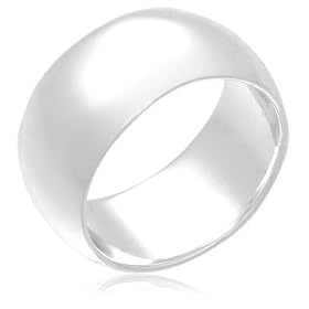 Sterling Silver 10mm Wedding Band