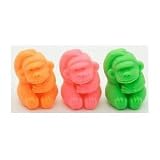 3 Monkey Pencil Top Erasers