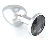 Produkt-Bild: Buttplug mit schwarzem Kristall Anal Butt Plug Hook