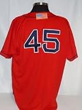 Pedro Martinez Boston Red Sox Authentic 2004 World Series Jersey w/ Flag Patch - MLB Flags Banners