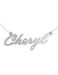 Name Necklace Sterling Silver Personalized Handcrafted with Name of Your Choice - Made in USA