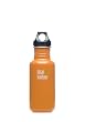 Klean Kanteen Stainless Steel Water Bottle with Poly Loop Cap (18-Ounce, Orange Sunset)