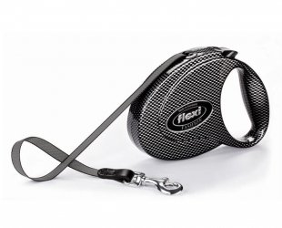 flexi Hundeleine Fashion Gentlemen Medium. 5 m bis 25 kg, Carbon