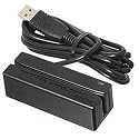 ID TECH MiniMag Intelligent Swipe Reader IDMB-3341 - Magnetic card reader - USB - ( Tracks 1, 2 & 3 ) - beige