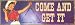 COWGIRL Come and Get It vintage METAL SIGN wall decor