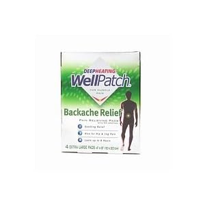 WellPatch Backache Pain Relieving Pads 4 ea