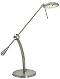 IMAGE OF Access Lighting 50395-BS Stork 1-Light Table Lamp, Brushed Steel