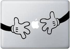Mickey Hands Macbook Decal