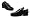 Ellie Shoes E-121-Samuel, 1" Shoe With Buckle. S Black PU