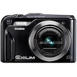 Casio EX-H20GBK Hybrid-GPS Enabled 14 MP Digital Camera with 10x Zoom and 3-Inch LCD (Black)