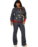 Baby Phat - Baby Phat Plus Size Denim Jacket, Boatneck Sweater & Wide-Leg Jeans