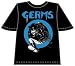 THE GERMS - Leather Skeleton - Black T-shirt