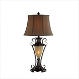 IMAGE OF Iron Scroll Ribbed Table Lamp