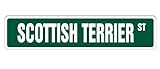UPC 022099352617 product image for SCOTTISH TERRIER Street Sign collectable dog lover great gift idea | upcitemdb.com