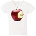 Apple And Worm Dark Jr Miss Girl Tee