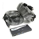 CABLES TO GO 2-PORT VGA SPLITTER W/(2) 100FT VGA CBLS