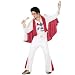 %Elvis Presley (tm) Deluxe White Jumpsuit Adult