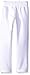 American Hawk Big Boys' Fleece Pant with Open Hem, White, 10/12